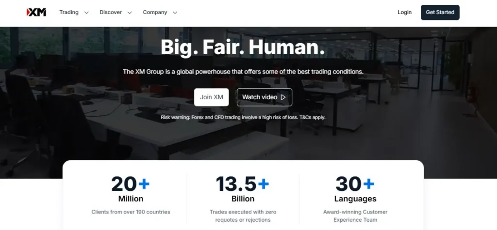 XMグループは世界で2,000万人以上のユーザーがおり190ヶ国以上でサービス展開している